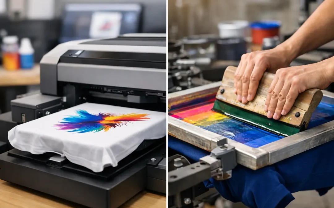 Digital Printing vs Screen Printing